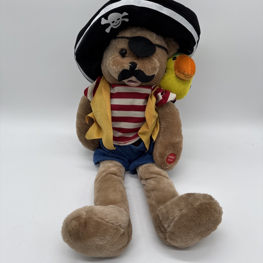 Chantilly Lane musical duets Captain Salty Pirate bear & Parrot - hot hot hot